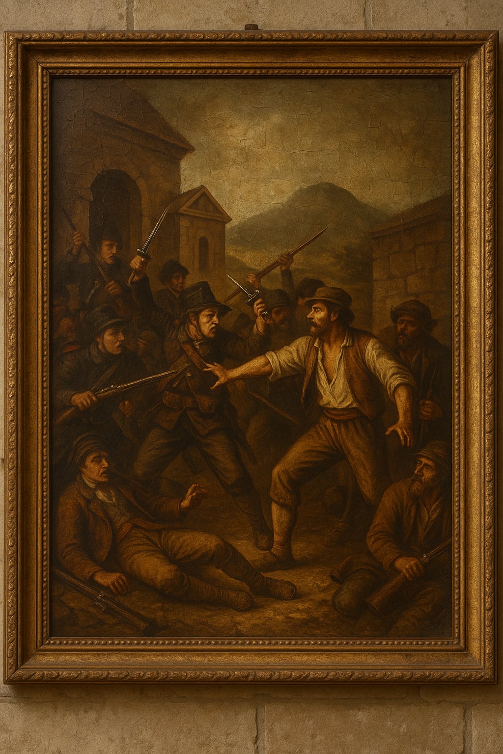 Dipinto commemorativo della Battaglia di Babbaurra